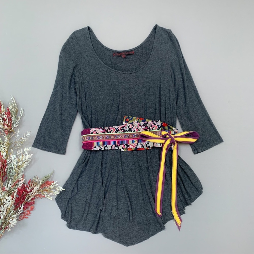 A COMMON THREAD contemporary obi shirt, S.